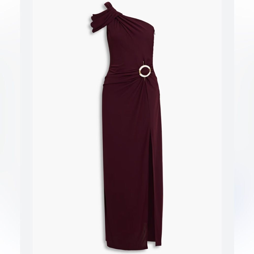 NICHOLAS Chloe Asym One Shoulder Prune $465 - Picture 2 of 2